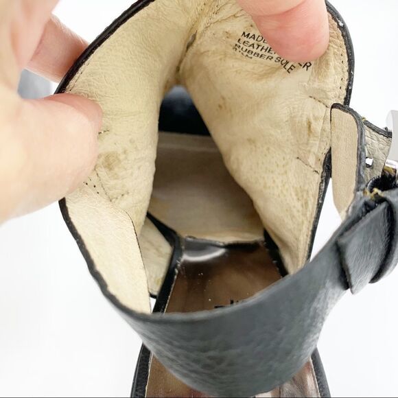 Michael Kors Black Open Toe Stiletto Bootie w/Chain Detail 8.5 - Picture 14 of 15